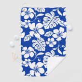 SERVIETTE DE GOLF BIKINI ROSE (BLEU ROYAL) (En situation)