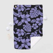 SERVIETTE DE GOLF BIKINI ROSE (NOIR//LAVENDER) (En situation)