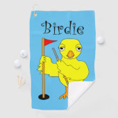 Serviette De Golf Birdie Golfer Chick (En situation)