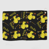 Serviette De Golf Birdie Golfer Chick (Horizontal)