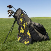 Serviette De Golf Birdie Golfer Chick (Vert)