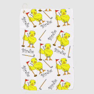 Serviette De Golf Birdie Golfer Chick