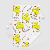 Serviette De Golf Birdie Golfer Chick (En situation)