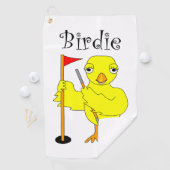 Serviette De Golf Birdie Golfer Chick (En situation)