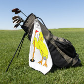 Serviette De Golf Birdie Golfer Chick (Vert)
