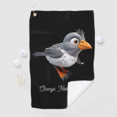 Serviette de golf Birdie personnalisée (En situation)