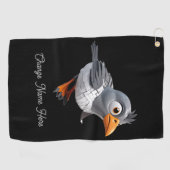 Serviette de golf Birdie personnalisée (Horizontal)