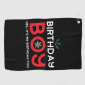 Serviette De Golf Birthday Boy (Horizontal)