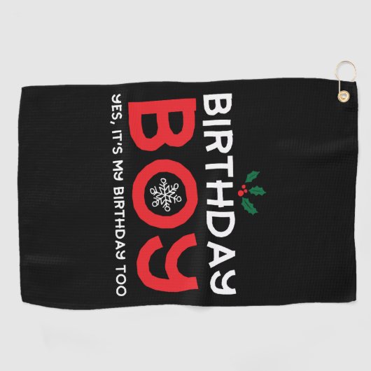 Serviette De Golf Birthday Boy (Horizontal)