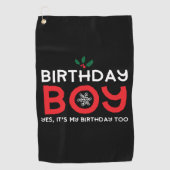 Serviette De Golf Birthday Boy (Devant)