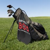 Serviette De Golf Birthday Boy (Vert)