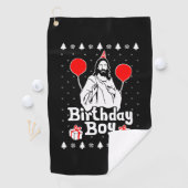 Serviette De Golf Birthday Boy (En situation)