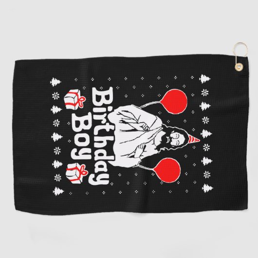 Serviette De Golf Birthday Boy (Horizontal)