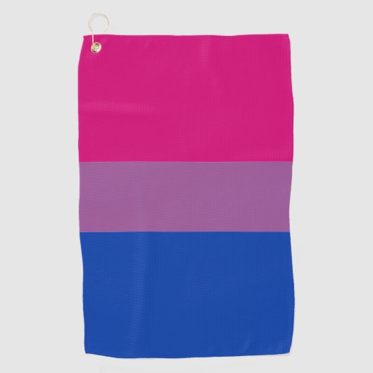 Serviette De Golf Bisexual Flag & Pride Love Golf community / LGBT  (Devant)