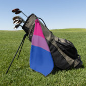 Serviette De Golf Bisexual Flag & Pride Love Golf community / LGBT  (Vert)