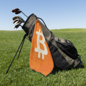 Serviette De Golf Bitcoin Standard (Huile, Style: 1) (Vert)