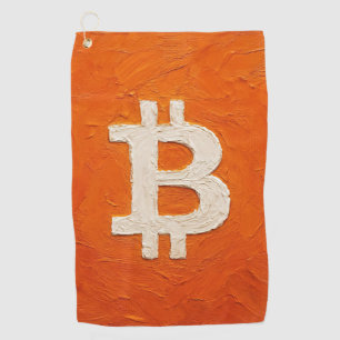 Serviette De Golf Bitcoin Standard (Huile, Style: 2)