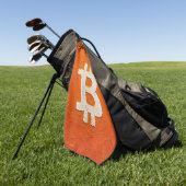Serviette De Golf Bitcoin Standard (Huile, Style: 2) (Vert)