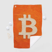 Serviette De Golf Bitcoin Standard (Oil, Style: 3) (En situation)