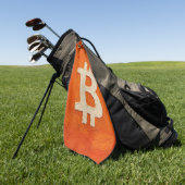 Serviette De Golf Bitcoin Standard (Oil, Style: 3) (Vert)