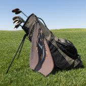 Serviette De Golf Black Catsuit Golf (Vert)