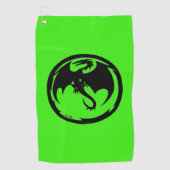 Serviette de golf Black Dragon Green (Devant)