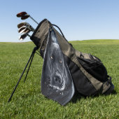 Serviette De Golf Black German Shepherd (Vert)