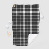 Serviette De Golf Black Plaid (En situation)