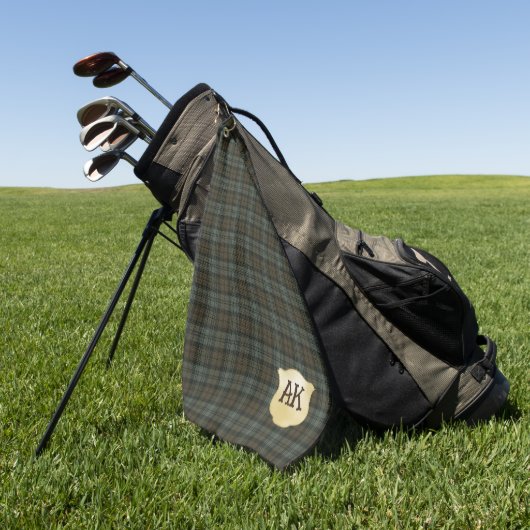 Serviette De Golf Black Watch Patiné Tartan écossais original (Vert)
