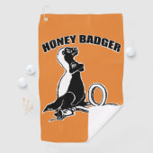 Serviette De Golf Blaireau de miel (En situation)