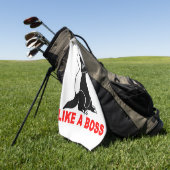 Serviette De Golf Blaireau de miel, comme un patron (Vert)