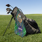 Serviette De Golf Blason du clan Duncan sur tartan (Vert)