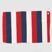 Serviette De Golf Bleu blanc rouge (Horizontal)