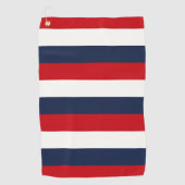 Serviette De Golf Bleu blanc rouge (Devant)