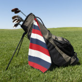 Serviette De Golf Bleu blanc rouge (Vert)