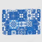 Serviette De Golf Bleu de Boracay (Horizontal)