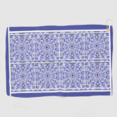 Serviette De Golf Bleu de dentelle en céramique de Grèce (Horizontal)