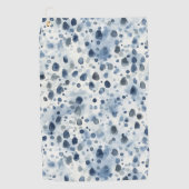 Serviette De Golf Bleu de jour de pluie (Devant)