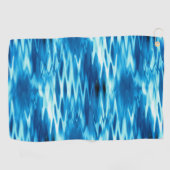 Serviette De Golf Bleu dégradé formant tourbillon abstrait t (Horizontal)