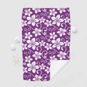 SERVIETTE DE GOLF BLEU HAWAII (PLUM) (En situation)