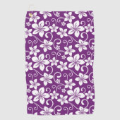 SERVIETTE DE GOLF BLEU HAWAII (PLUM) (Devant)