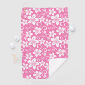 SERVIETTE DE GOLF BLEU HAWAII (ROSE DE BUBBLEGUM) (En situation)