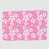 SERVIETTE DE GOLF BLEU HAWAII (ROSE DE BUBBLEGUM) (Horizontal)
