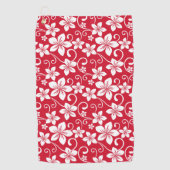 SERVIETTE DE GOLF BLEU HAWAII (ROUGE) (Devant)