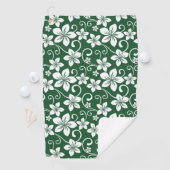 SERVIETTE DE GOLF BLEU HAWAII (VERT FORESTIER) (En situation)