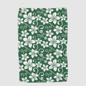 SERVIETTE DE GOLF BLEU HAWAII (VERT FORESTIER) (Devant)