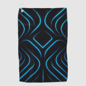 Serviette de golf - bleu néon (Devant)