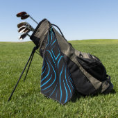 Serviette de golf - bleu néon (Vert)