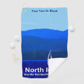 Serviette De Golf Bleu nord de l'Idaho (En situation)