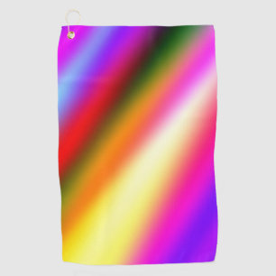Serviette De Golf Bleu rose ombre couleur d'eau abstrait pastel arc-
